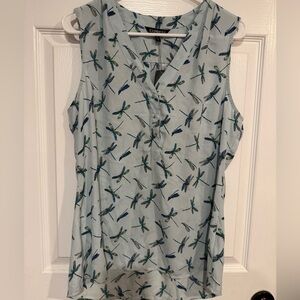 Express Dragonfly Sleeveless Blouse